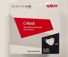 Atemschutzmaske FFP2 NR, ohne Ventil (C-Mask)
